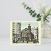 Old Staat House, Boston 1905 Vintag Postkarte (Stehend Vorderseite)