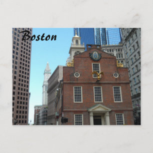 Old Staat House, Boston Postkarte