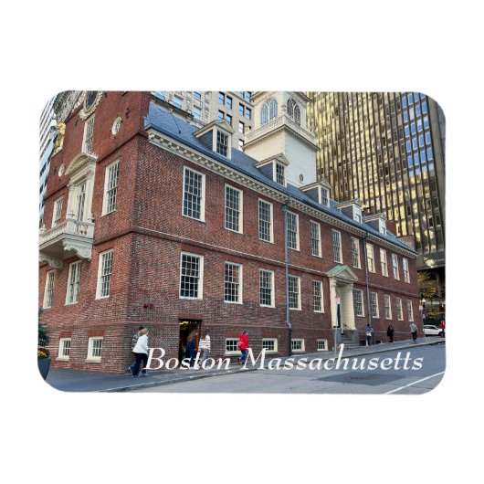 Old Staat House in Boston Massachusetts Magnet (Horizontal)