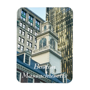 Old Staat House in Boston Massachusetts Magnet