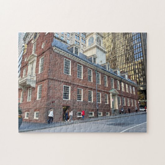 Old Staat House in Boston Massachusetts Puzzle (Horizontal)