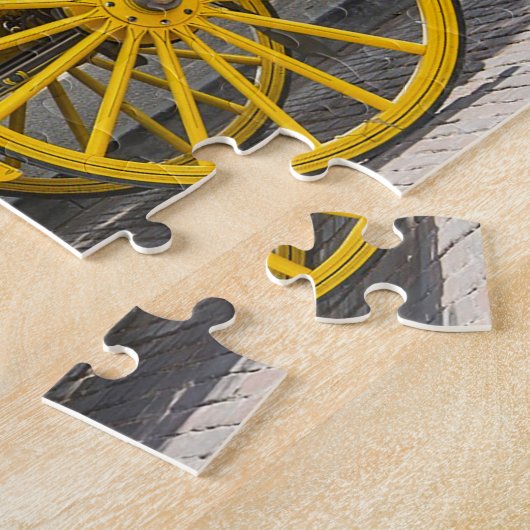 Old Stagecoach Texas.Christmas Grüße Puzzle (Seite)