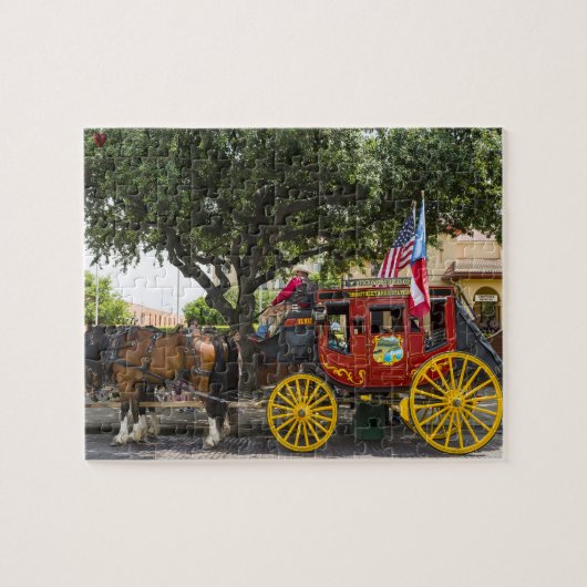 Old Stagecoach Texas Puzzle (Horizontal)