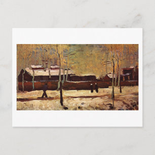 Old Station at Eindhoven, Vincent van Gogh Postkarte