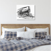 Old Steam Locomotive Leinwanddruck (Insitu (Schlafzimmer))