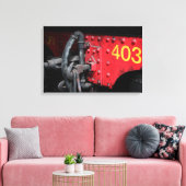 Old Steam Train Le Mastrou 403 Steam Motor Leinwan Leinwanddruck (Insitu (Wohnzimmer))