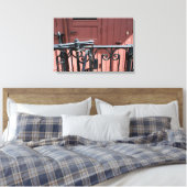 Old Steam Train Le Mastrou Brown Wagon Leinwand (Insitu (Schlafzimmer))