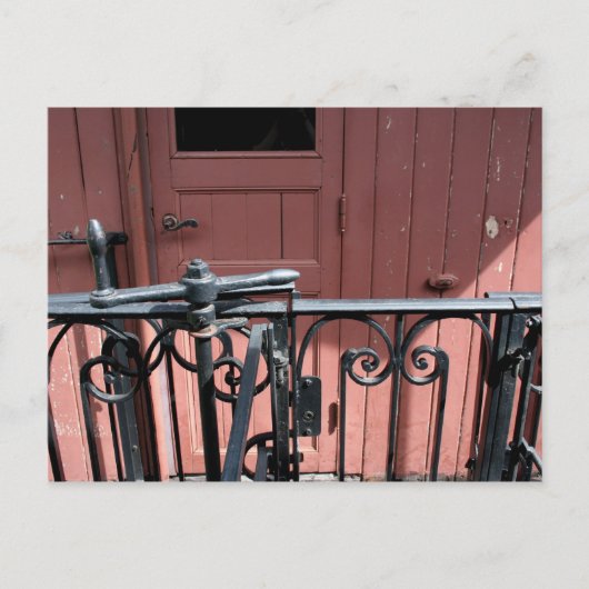 Old Steam Train Le Mastrou Wagon Postkarte (Vorderseite)