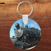 Old Steam Train One of a Kind Foto Shoot Schlüsselanhänger (Vorderseite)