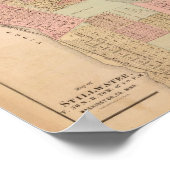 Old Stillwater MN Map (1874) Poster (Ecke)