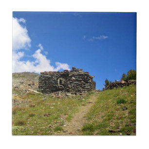 Old Stone Cabin at Gaylor Lakes, Tioga Pass Fliese