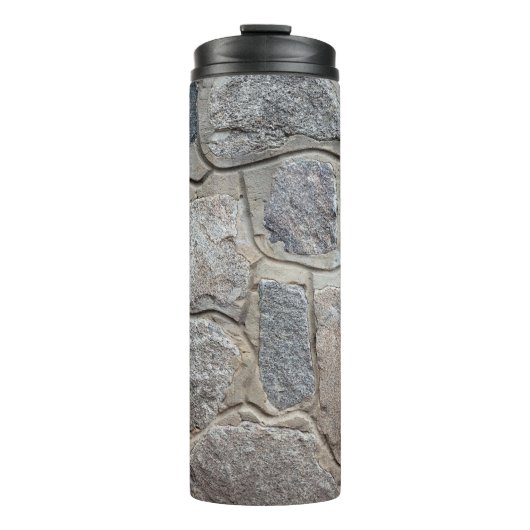 Old stone masonry textureabstract, architecture, h thermosbecher (Vorderseite)