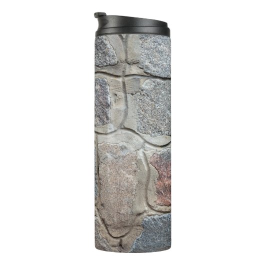 Old stone masonry textureabstract, architecture, h thermosbecher (Nach rechts gedreht)