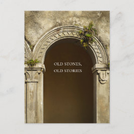 Old Stones, Old Stories, Poetic Architecture Postkarte
