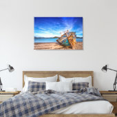 Old Stranded Ship Point Reyes, CA Leinwanddruck (Insitu (Schlafzimmer))