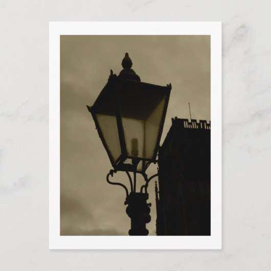 Old Street Lamp Postkarte (Vorderseite)