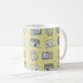 Old Stuff Muster Kaffeetasse (VorderseiteRechts)
