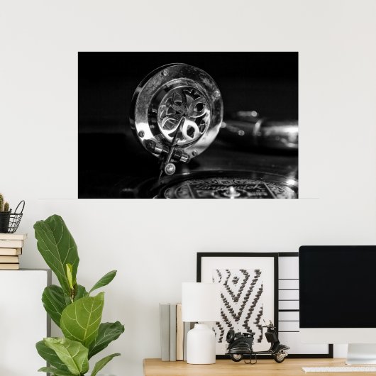 Old Style Gramaphone Player Poster (Heimbüro)