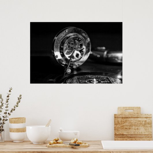 Old Style Gramaphone Player Poster (Küche)