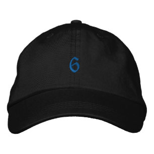 Old Style Number 6 Bestickte Baseballkappe