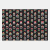 Old Style One Arted Bandit Slot Machine Gambling Geschenkpapier Set (Vorderseite)