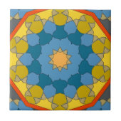 Old Style Spanish Tile Blues Fliese (Vorderseite)