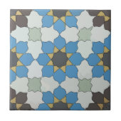 Old Style Spanish Tile Blues Fliese (Vorderseite)