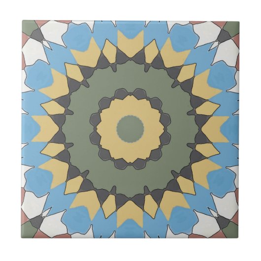 Old Style Spanish Tile Browns Fliese (Vorderseite)
