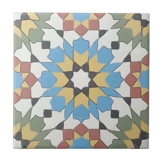 Old Style Spanish Tile Fliese (Vorderseite)