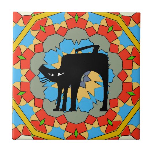 Old Style Spanish Tile Reds Fliese (Vorderseite)