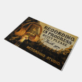 Old Style Vinatge Mat, bitte ruhig Fußmatte (Schrägansicht)