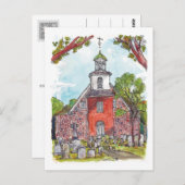 Old Swedes Church, Wilmington, Delaware Postkarte (Vorne/Hinten)