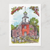 Old Swedes Church, Wilmington, Delaware Postkarte (Vorderseite)