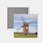 Old Swen Windmill Magnet (Vorderseite/Rückseite)