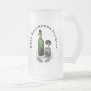 Old Swiss Beer Brewerie Mug Mattglas Bierglas