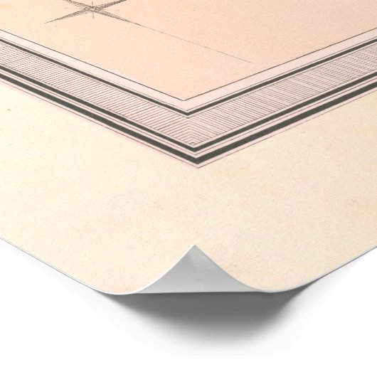 Old Sydney Australia Map (1890) Poster (Ecke)