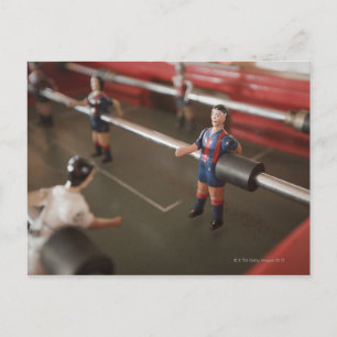 Old Table Footplayer Postkarte