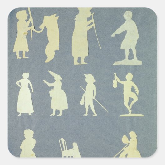 Old Tales Quadratischer Aufkleber (Vorderseite)