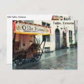 Old Talllin Postkarte (Vorne/Hinten)