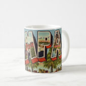 Old Tampa Florida Greeting Mug Kaffeetasse (VorderseiteRechts)