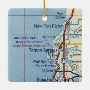 Old Tarpon Springs Keramikornament