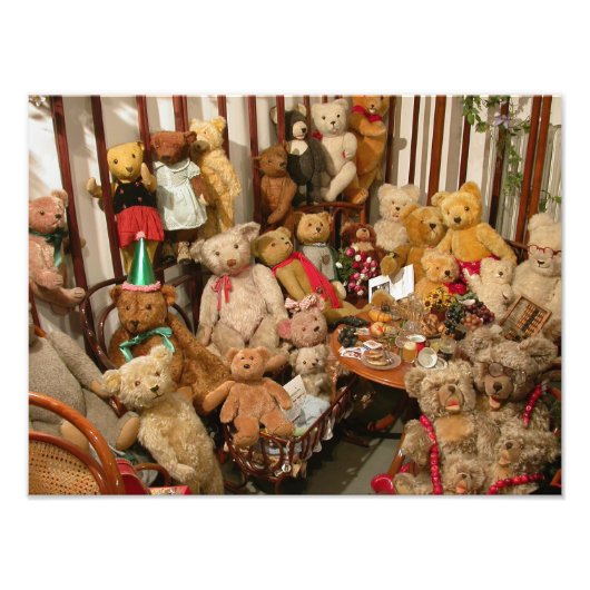 Old Teddy Bears Collection Fotodruck (Vorne)