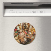 Old Teddy Bears Collection Magnet (In Situ (Geschirrspüler))