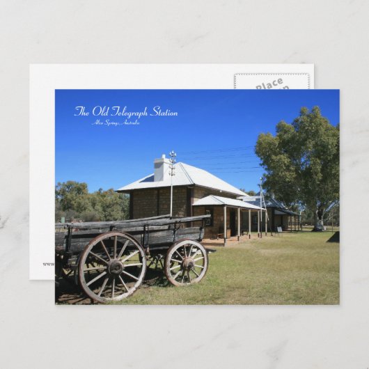 Old Telegraph Station, Alice Springs - Postkarte (Vorne/Hinten)