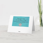 Old Tennis Court Art Pub Birthday Card Karte (Rückseite)