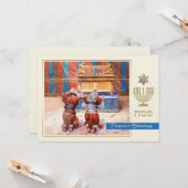 Old Testament Fine Art Pessach Grußkarte Karte (Vorderseite/Rückseite Beispiel)