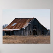 Old Texas Barn 37 Poster (Vorne)