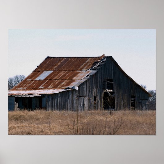 Old Texas Barn 37 Poster (Vorne)