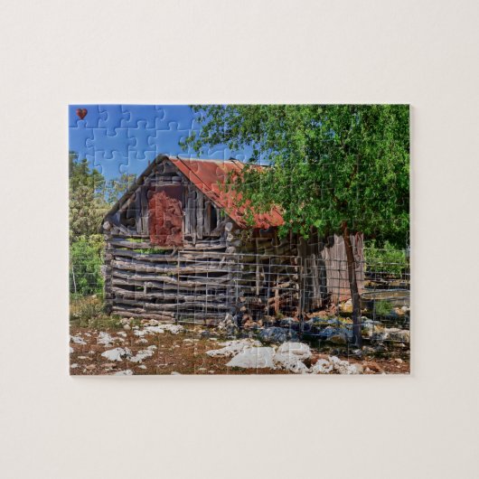Old Texas Barn Puzzle (Horizontal)