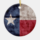Old Texas Flag Keramik Ornament (Vorne)